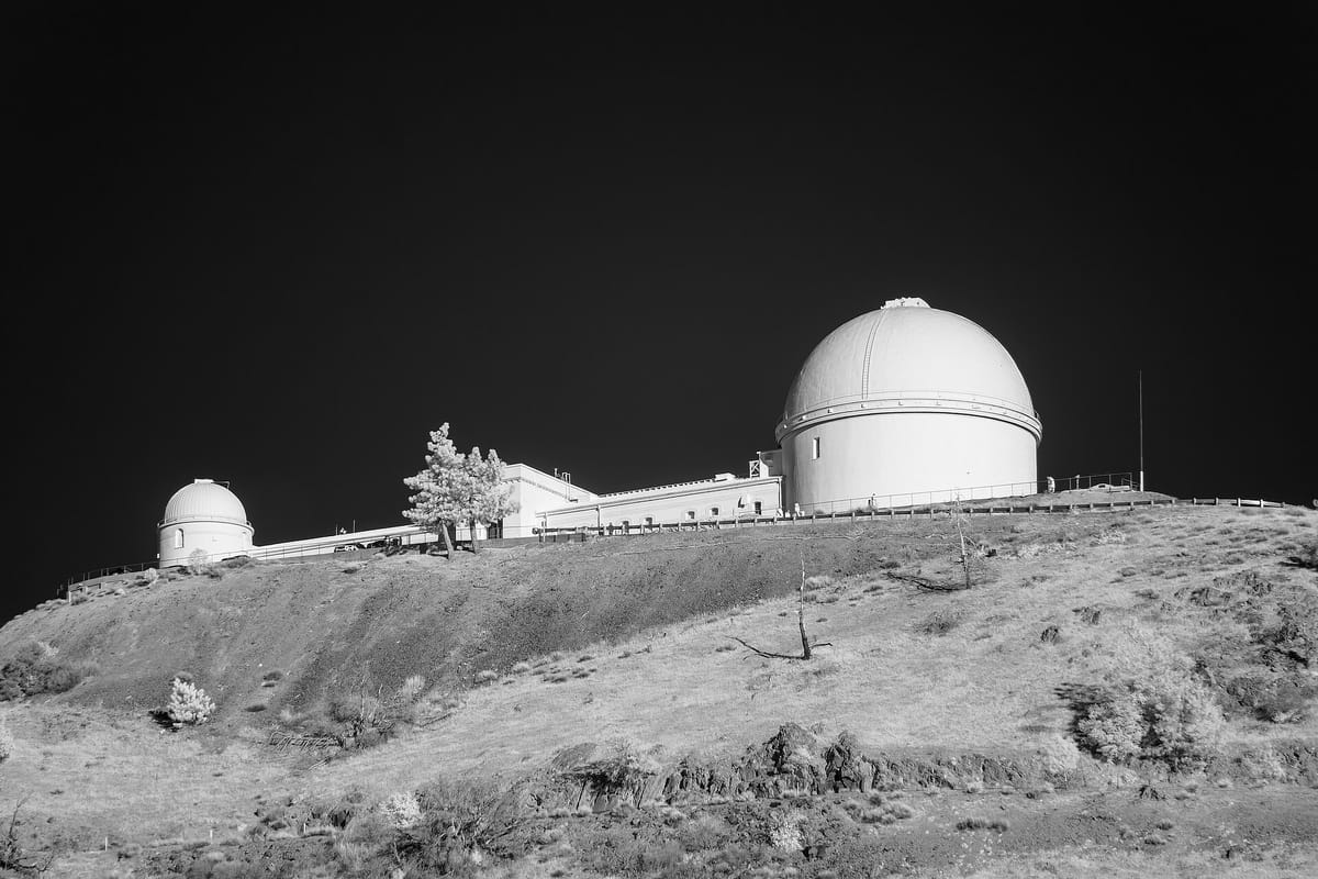 The main building and dome of Lick Observatory on Mount Hamilton