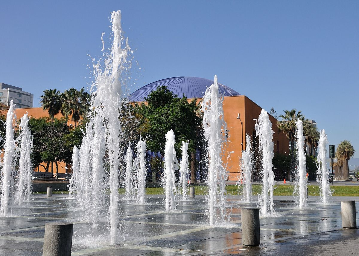 The Plaza de César Chávez in downtown San Jose
