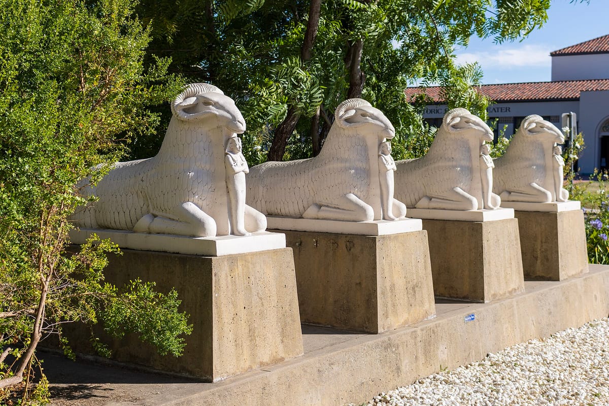 Rosicrucian Park in the Rose Garden district